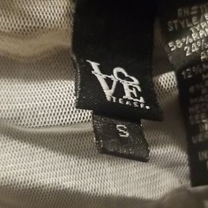 Metallic black and white dress